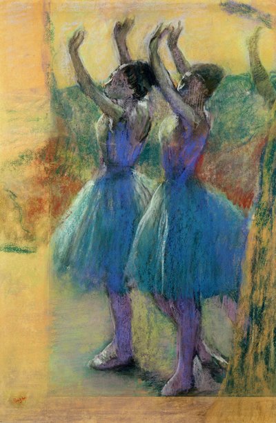 Deux danseuses bleues - Edgar Degas